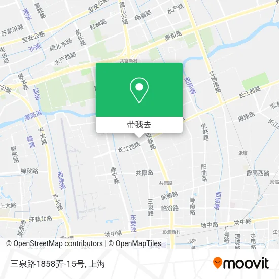 三泉路1858弄-15号地图