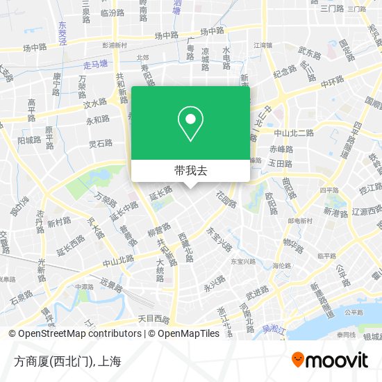 方商厦(西北门)地图