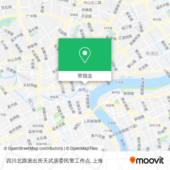 四川北路派出所天武居委民警工作点地图