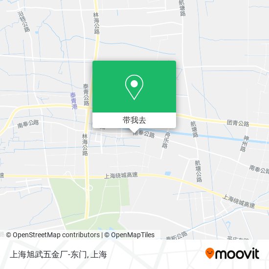 上海旭武五金厂-东门地图