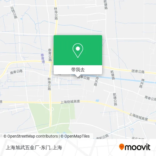 上海旭武五金厂-东门地图