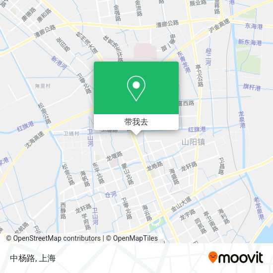 中杨路地图