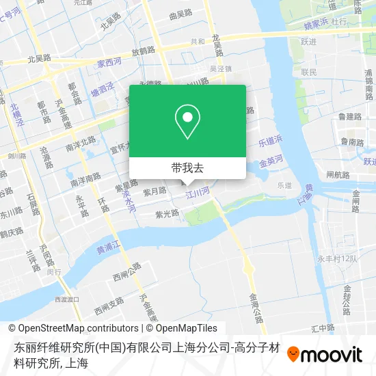 东丽纤维研究所(中国)有限公司上海分公司-高分子材料研究所地图