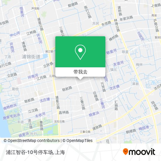 浦江智谷-10号停车场地图