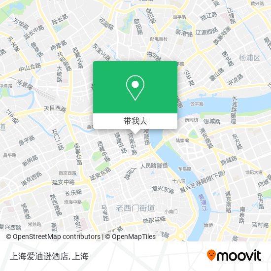 上海爱迪逊酒店地图