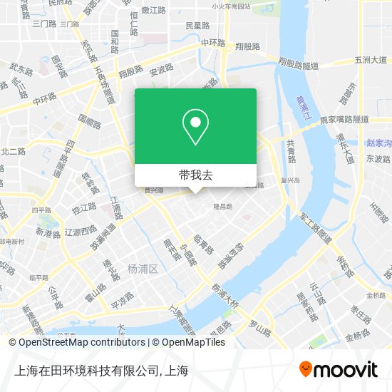 上海在田环境科技有限公司地图