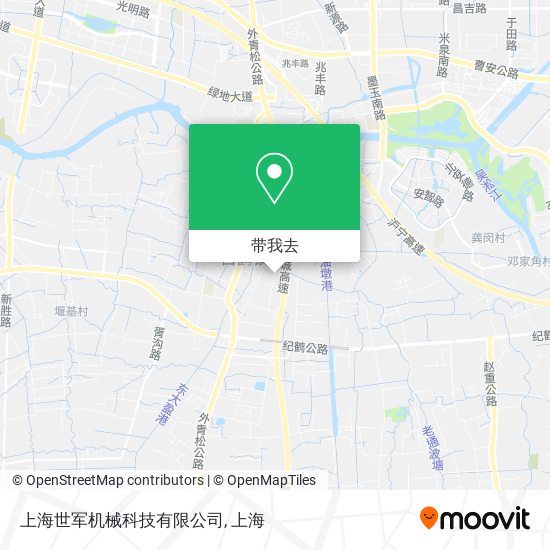 上海世军机械科技有限公司地图