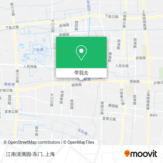 江南清漪园-东门地图