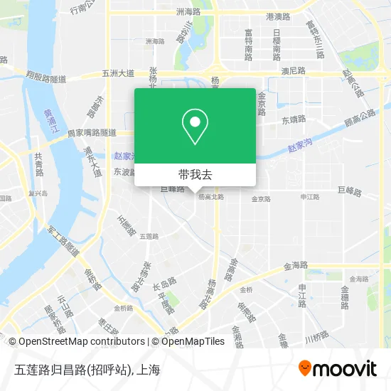 五莲路归昌路(招呼站)地图