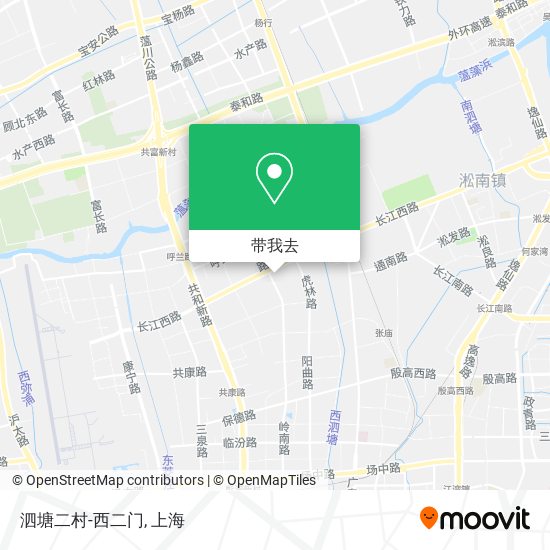 泗塘二村-西二门地图