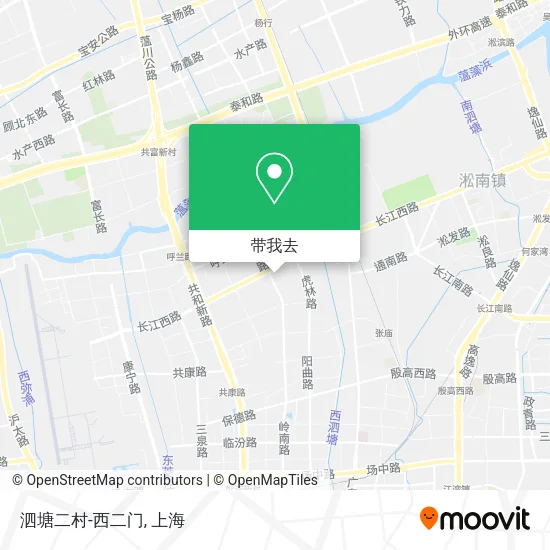 泗塘二村-西二门地图