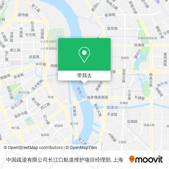 中国疏浚有限公司长江口航道维护项目经理部地图