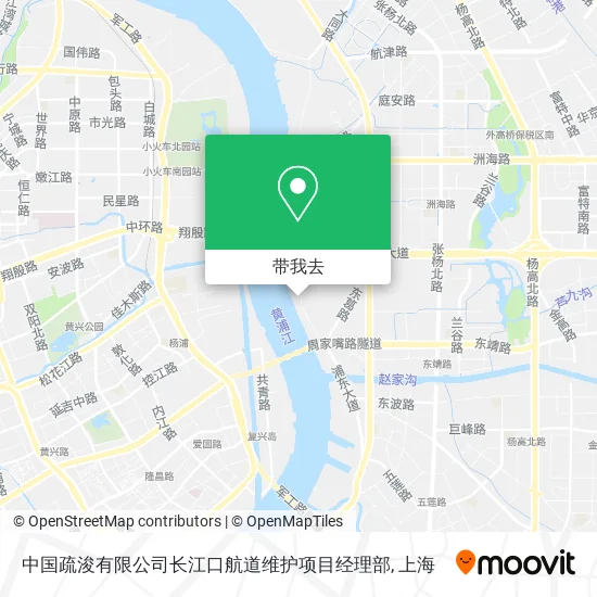 中国疏浚有限公司长江口航道维护项目经理部地图