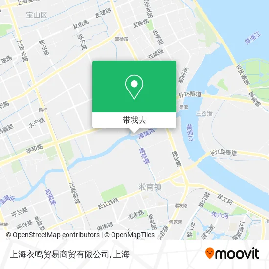 上海衣鸣贸易商贸有限公司地图