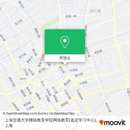 上海交通大学继续教育学院网络教育(嘉定学习中心)地图