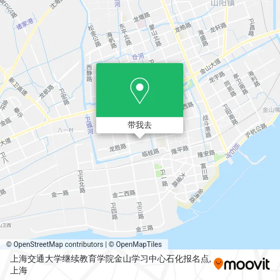 上海交通大学继续教育学院金山学习中心石化报名点地图