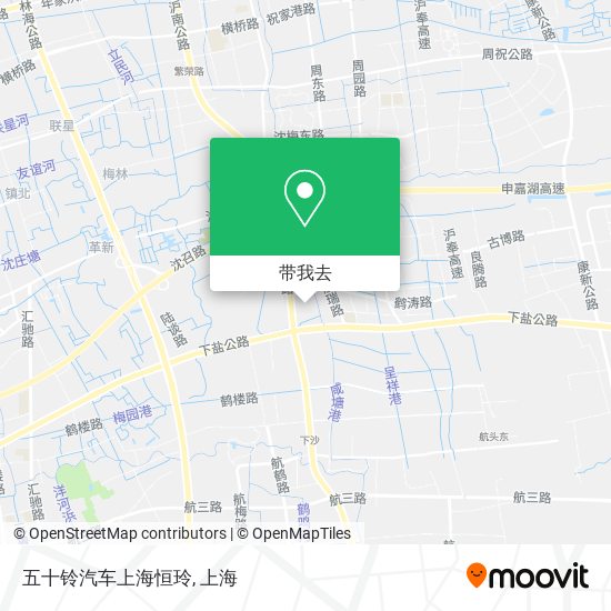五十铃汽车上海恒玲地图
