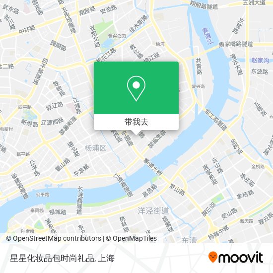 星星化妆品包时尚礼品地图