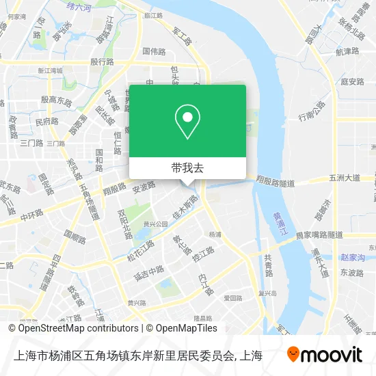上海市杨浦区五角场镇东岸新里居民委员会地图