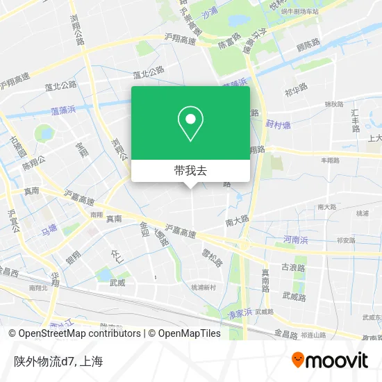 陕外物流d7地图