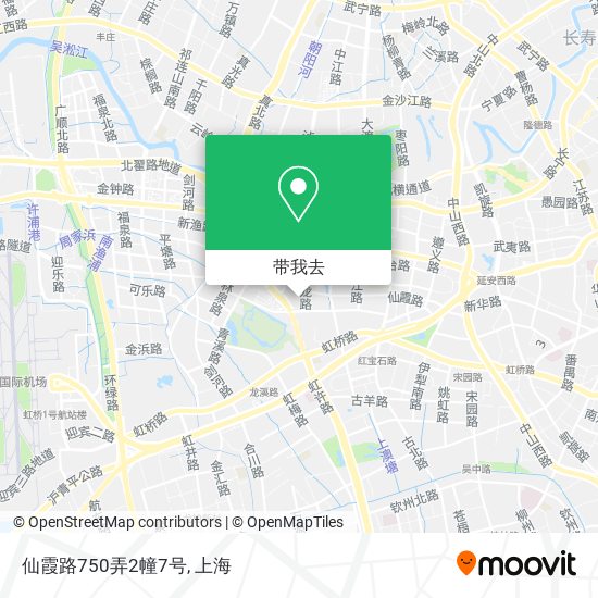 仙霞路750弄2幢7号地图