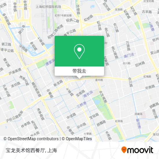 宝龙美术馆西餐厅地图