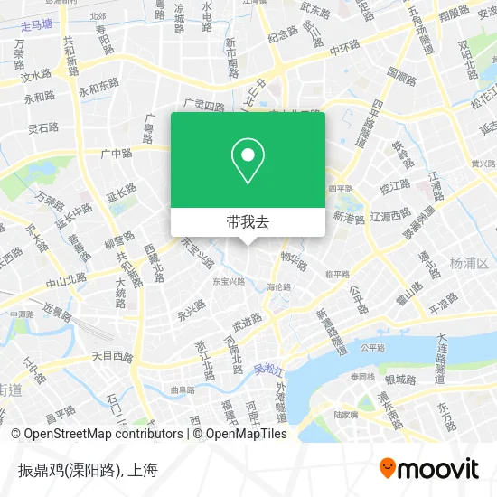振鼎鸡(溧阳路)地图