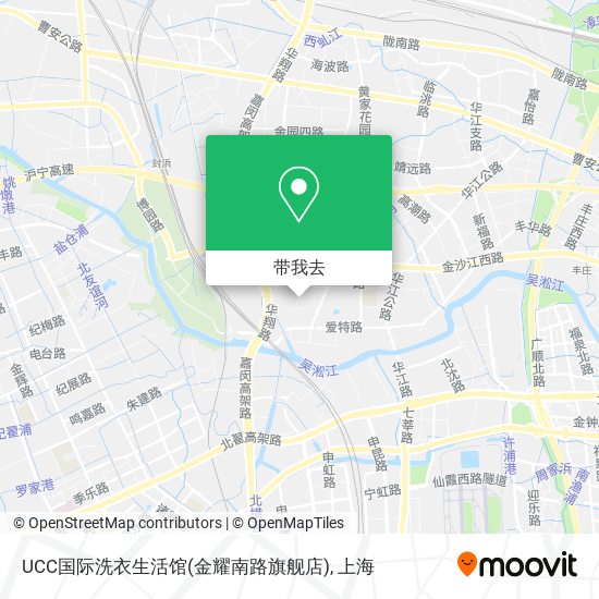 UCC国际洗衣生活馆(金耀南路旗舰店)地图