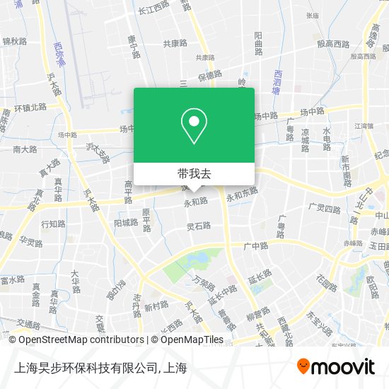 上海旲步环保科技有限公司地图