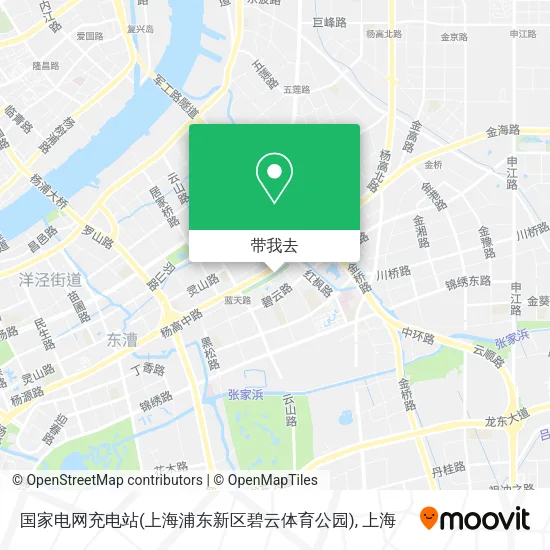 国家电网充电站(上海浦东新区碧云体育公园)地图