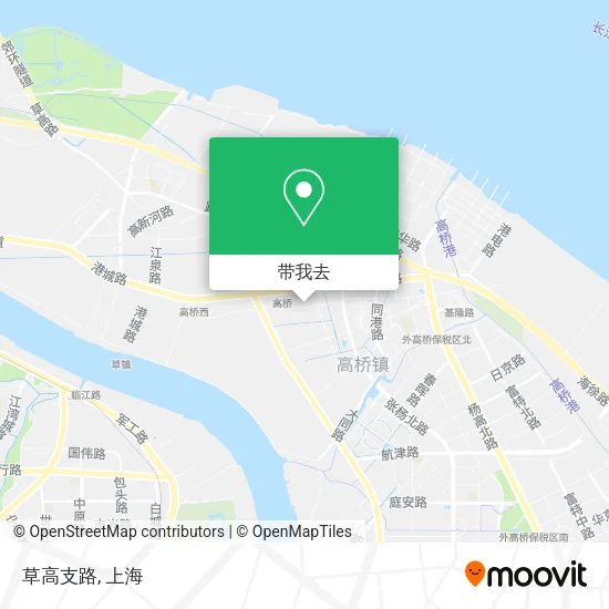 草高支路地图