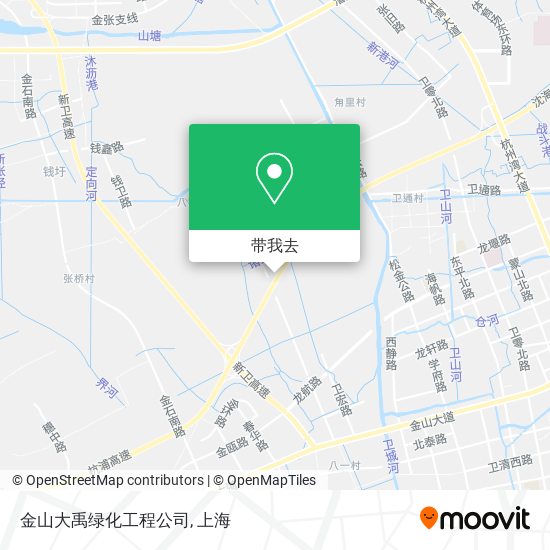 金山大禹绿化工程公司地图