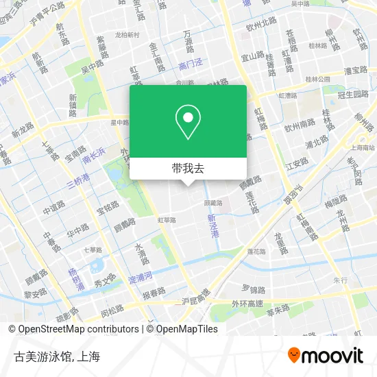 古美游泳馆地图