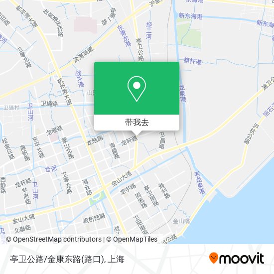亭卫公路/金康东路(路口)地图