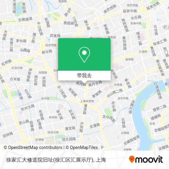 徐家汇大修道院旧址(徐汇区汇展示厅)地图