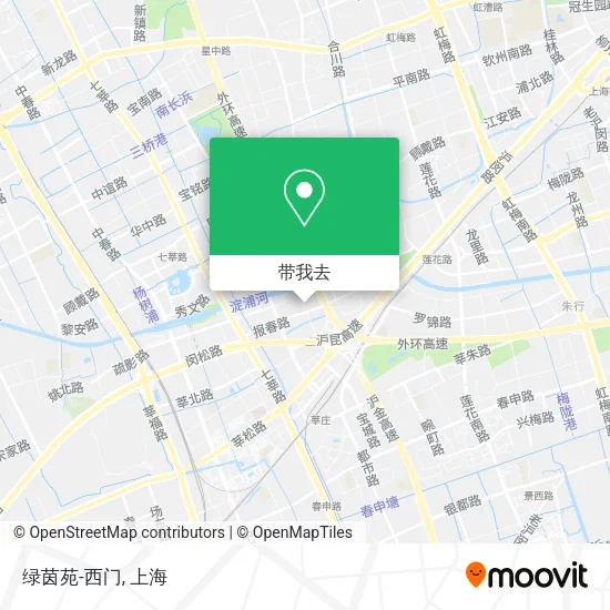 绿茵苑-西门地图