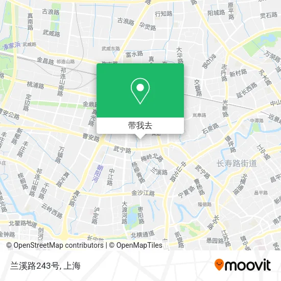 兰溪路243号地图
