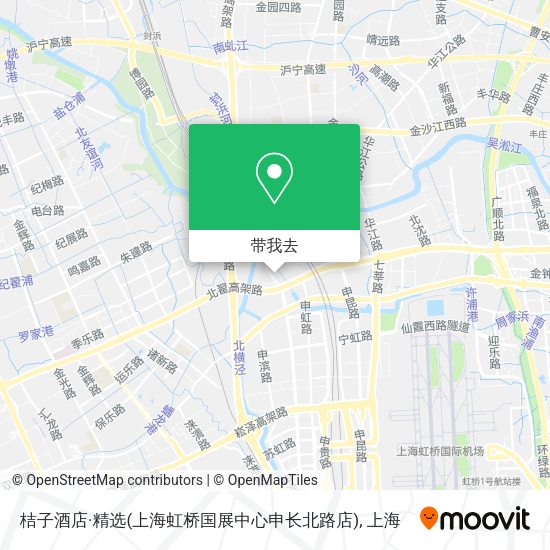 桔子酒店·精选(上海虹桥国展中心申长北路店)地图
