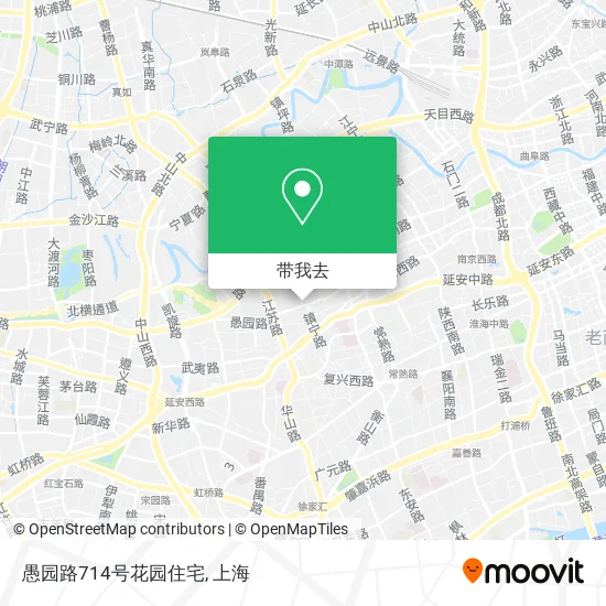愚园路714号花园住宅地图
