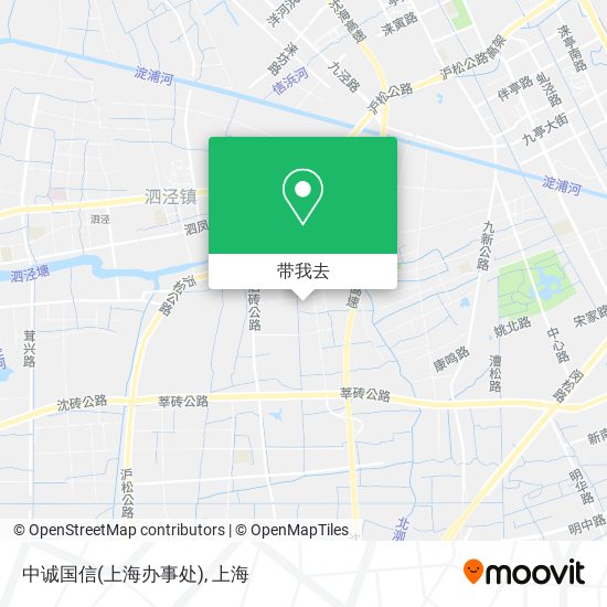 中诚国信(上海办事处)地图