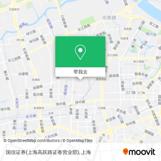 国信证券(上海高跃路证卷营业部)地图