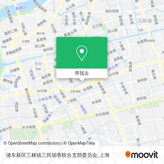 浦东新区三林镇三民胡巷联合支部委员会地图