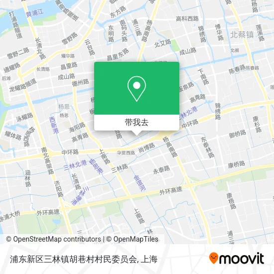 浦东新区三林镇胡巷村村民委员会地图