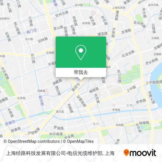 上海经路科技发展有限公司-电信光缆维护部地图