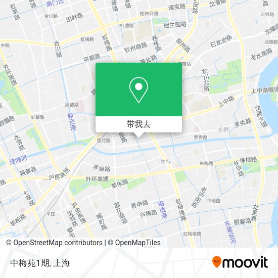 中梅苑1期地图