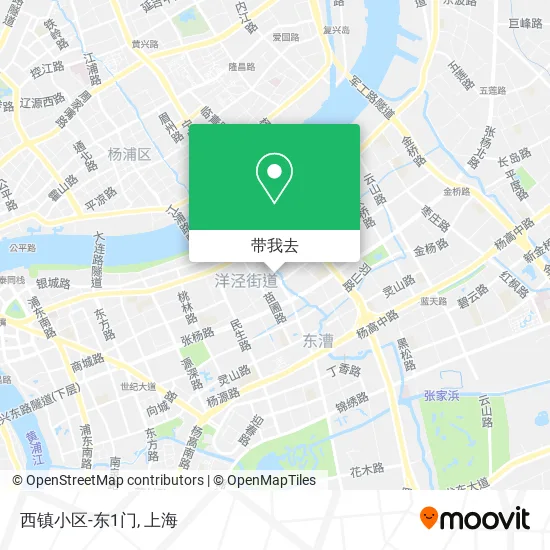 西镇小区-东1门地图