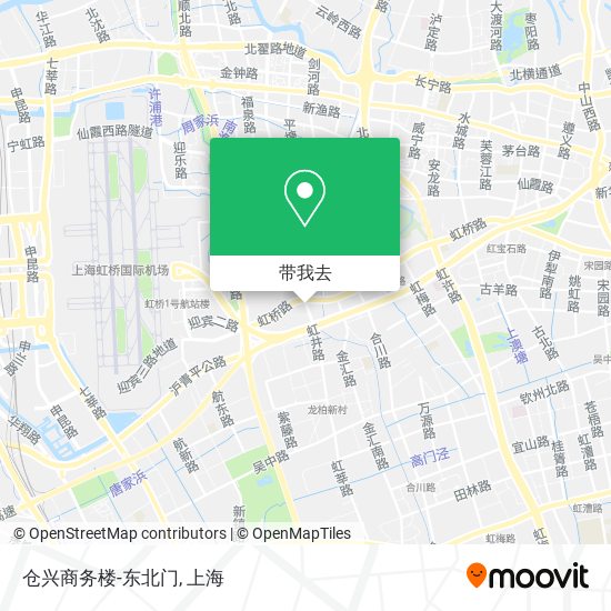 仓兴商务楼-东北门地图