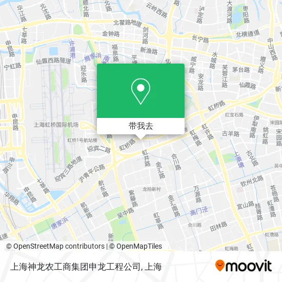 上海神龙农工商集团申龙工程公司地图
