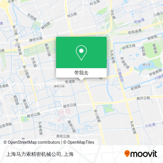 上海马力索精密机械公司地图