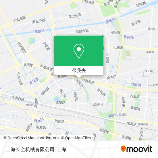 上海长空机械有限公司地图